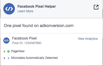 Aide de Pixel de Facebook
